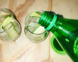 A picture of step 3 of Sparkling(cucumber)🍹.
