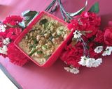 A picture of step 3 of Curd phulkiyan.