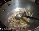 A picture of step 2 of Dry Moong Dal(yellow).