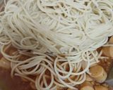 Gambar langkah 13 resipi Spaghetti Goreng.