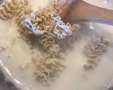 A picture of step 4 of Maggi Noodle custard.