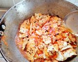 A picture of step 10 of Rajasthani papad ki sabji.