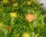 A picture of step 1 of Mix sabzi.