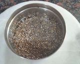 A picture of step 1 of Heart healthy Beetroot and fibre and fatty acid rich Chia seeds water - A morning detox drink.