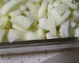 A picture of step 1 of Raw Mango and Peels Icecream.