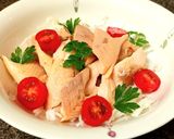 A picture of step 8 of Trout baked with oranges.
