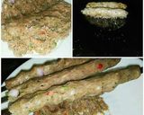A picture of step 3 of Beef seekh kabab #ramadankitayari.
