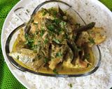A picture of step 6 of Fish Head Curry.