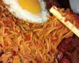 Foto langkah ke 4 dari resep Mie Cabai Super Pedas.