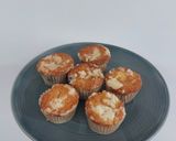 Foto del paso 4 de la receta: Muffins de arándanos y manzana con crumble 🫐🍎🧁☕️🧉
