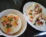 A picture of step 8 of Thayiru idli recipe.