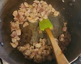 A picture of step 1 of Chicken Chow mein.