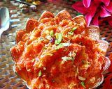 A picture of step 5 of Gazar ka Halwa.