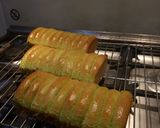 Foto langkah ke 7 dari resep Roti sisir pandan.