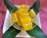 A picture of step 12 of Kesar Angoori Petha.