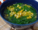 Foto langkah ke 5 dari resep Bayam Kuah Jagung Manis.