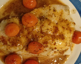 Foto del paso 6 de la receta: Bacalao con cherrys a la mantequilla con salsa de yakiniku, miel y limón