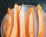 A picture of step 1 of Sweet Papaya --- Just Fruit & Me.