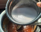 A picture of step 5 of Paruppu payasam / moong dal kheer.