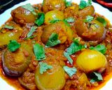A picture of step 7 of Whole Onion Sabji.