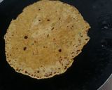 A picture of step 3 of Butter Cabbage paratha.