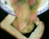 A picture of step 2 of Egg cheese sandwich Egg.