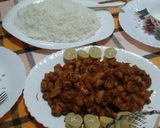 عکس مرحله 7 از دستور دوپیازه میگو