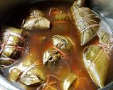 A picture of step 5 of Guilt free brown rice Zongzi (sweet and savory versions) 糙米甜、咸粽.
