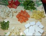 A picture of step 3 of Navratan Korma.