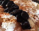 Aszaltszilvával töltött csirkemell krumplilángossal és almadzsemmel recept fázis 3 fotója