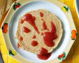 Foto del passaggio 6 della ricetta Pancakes alla farina di arachidi senza zucchero