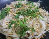 Hình bước làm 2 của món Mì quảng trộn chay