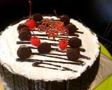 Foto langkah ke 4 dari resep Blackforest Birthday Cake Kukus Mudah.