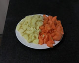 Foto del paso 3 de la receta: Crema vegana de zapallo, cebolla y zanahoria al curry