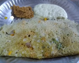 ஸ்பெஷல் ஆனியன் கேரட் ரவா தோசை(rava dosai recipe in tamil) ரெசிபி ஸ்டேப் 3 புகைப்படம்