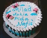 Foto langkah ke 4 dari resep Kue Ultah Simple.
