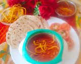A picture of step 7 of Gathiya ki sabji 😋 Kathiyawadi Gathiya Nu shaak 🍅 🍅.