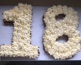 Foto del paso 10 de la receta: NUMBER CAKE de galleta para cumpleaños 1️⃣8️⃣🎉🎊