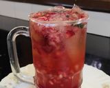 A picture of step 4 of Strawberry pomegranate Mojito.