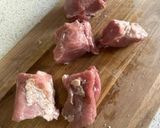 Foto del paso 2 de la receta Solomillo con reducción de coñac y salsa de almendras