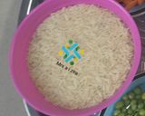A picture of step 1 of Parboiled rice.
