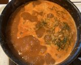 A picture of step 3 of California Farm Tomato Beef Soup.