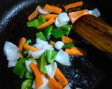 A picture of step 4 of Paneer Manchurian.