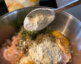 Une image de l'étape 5 de 76• 🥗 Boulette de poulet et frite de Butternut 🍟.