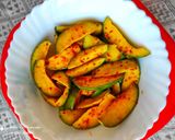 A picture of step 7 of Instant Kairi pickle.