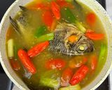 Foto langkah ke 5 dari resep Sop kuning ikan nila (kemangi).