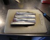 Foto del paso 1 de la receta: Peces espadines (lucio pico grande, así han de llamarse, lo traduzco desde el sueco, näbb gädda)
