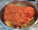 Foto del paso 6 de la receta Rigatoni con chorizo y tomate
