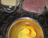 Foto del paso 1 de la receta: Omelette de jamón y queso