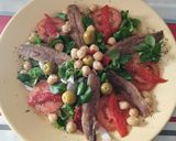 Foto del paso 3 de la receta: Ensalada con garbanzos y sardinas ahumadas